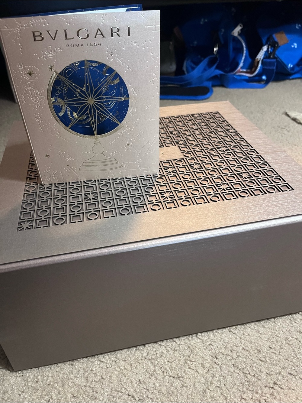 Bvlgari Embossed Geometric Box - Picture 5 of 6